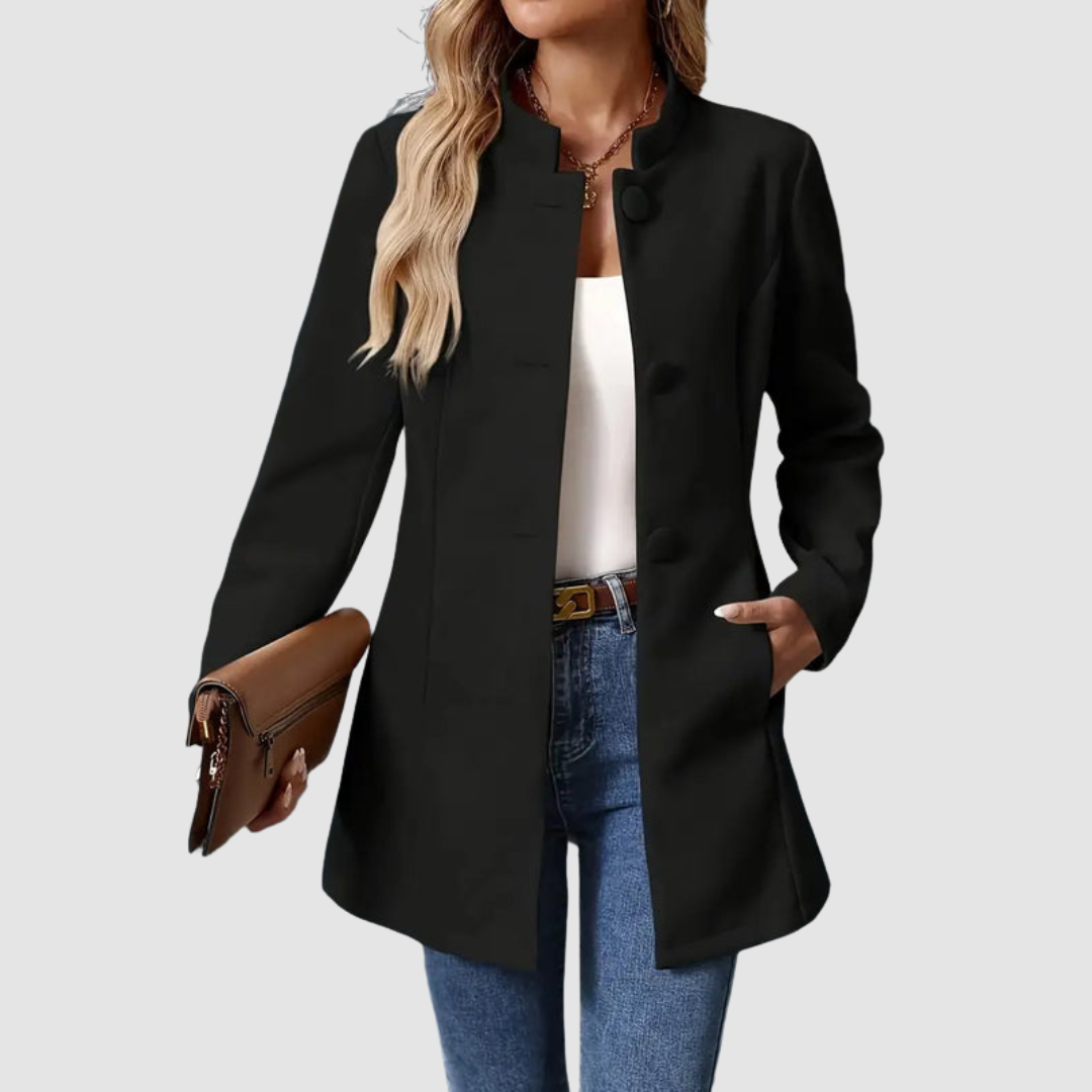 Modique™ - Elegant & Tidlös Kappa med Ståkrage