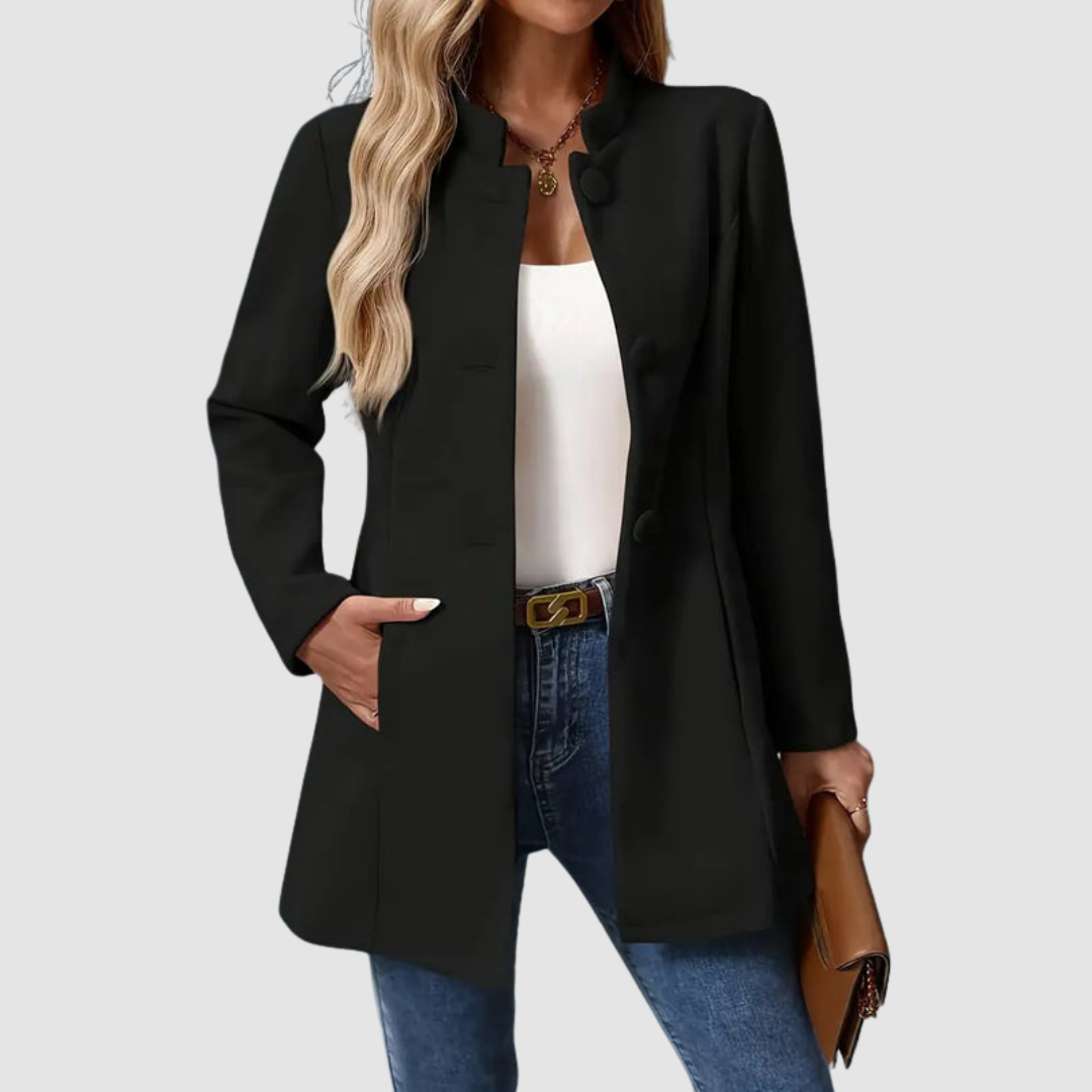 Modique™ - Elegant & Tidlös Kappa med Ståkrage