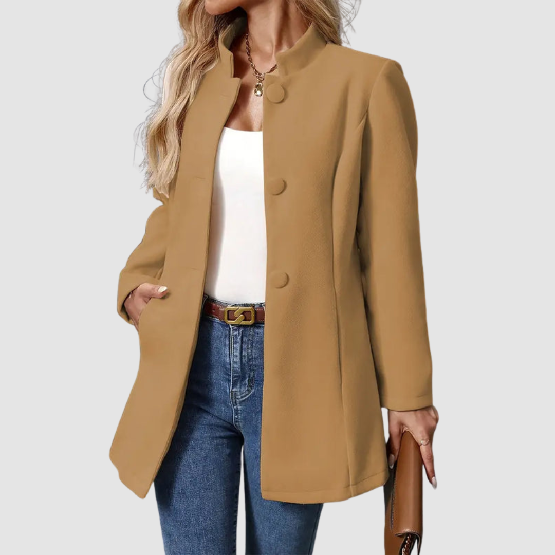 Modique™ - Elegant & Tidlös Kappa med Ståkrage