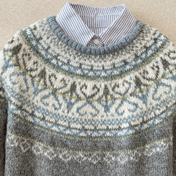 Luxe™ | Chic Vintage Stickad Tröja