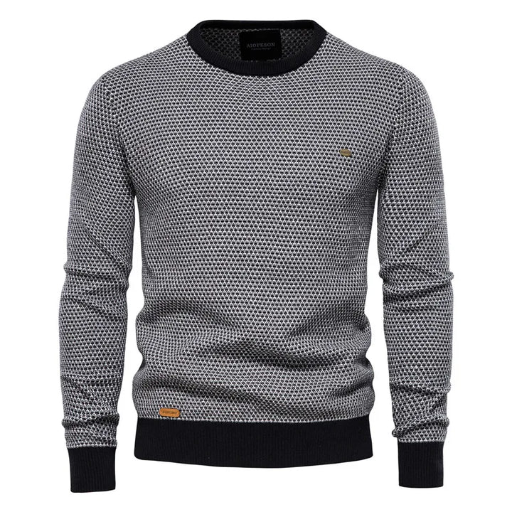 Steinmann | Herrpullover med Rutmönster