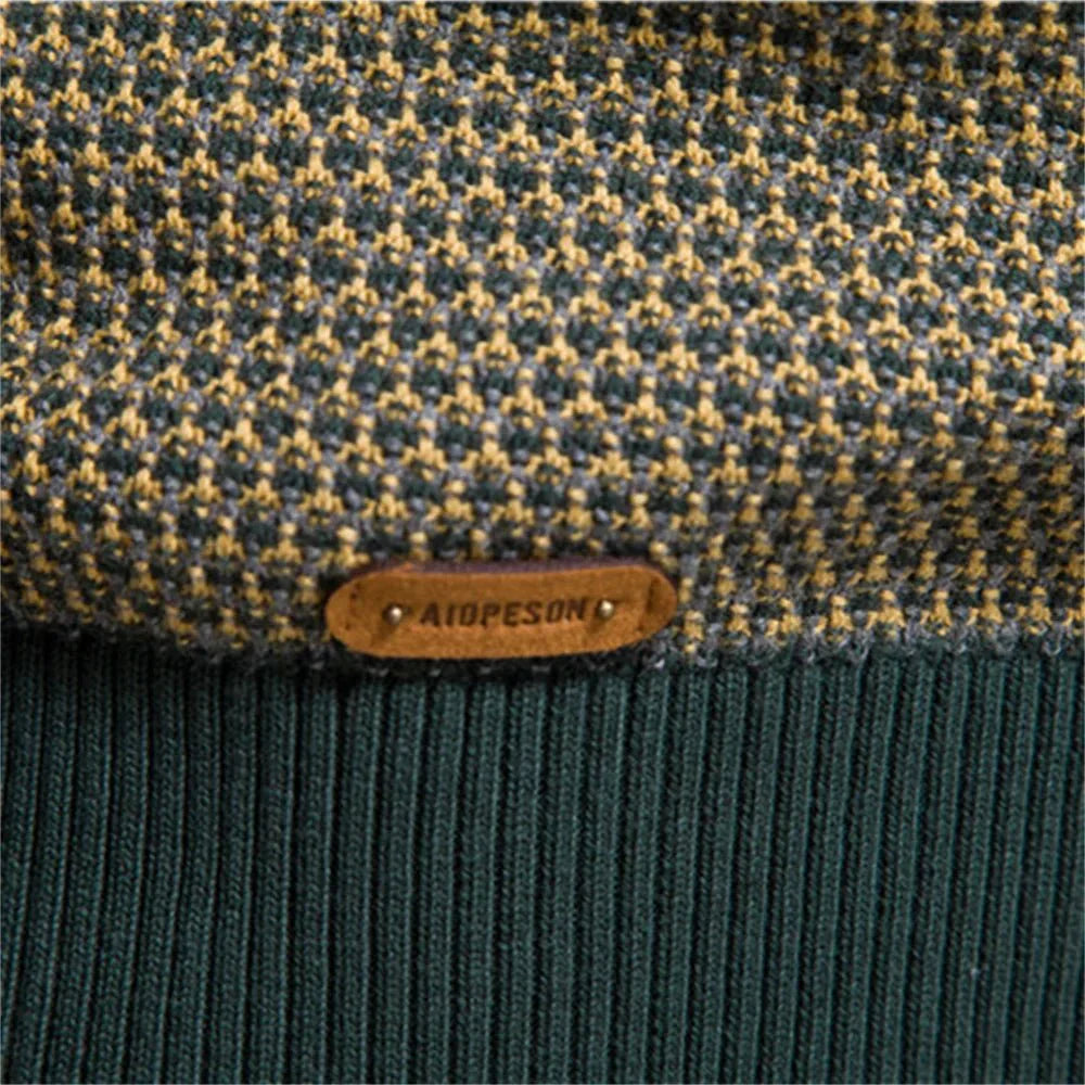 Steinmann | Herrpullover med Rutmönster