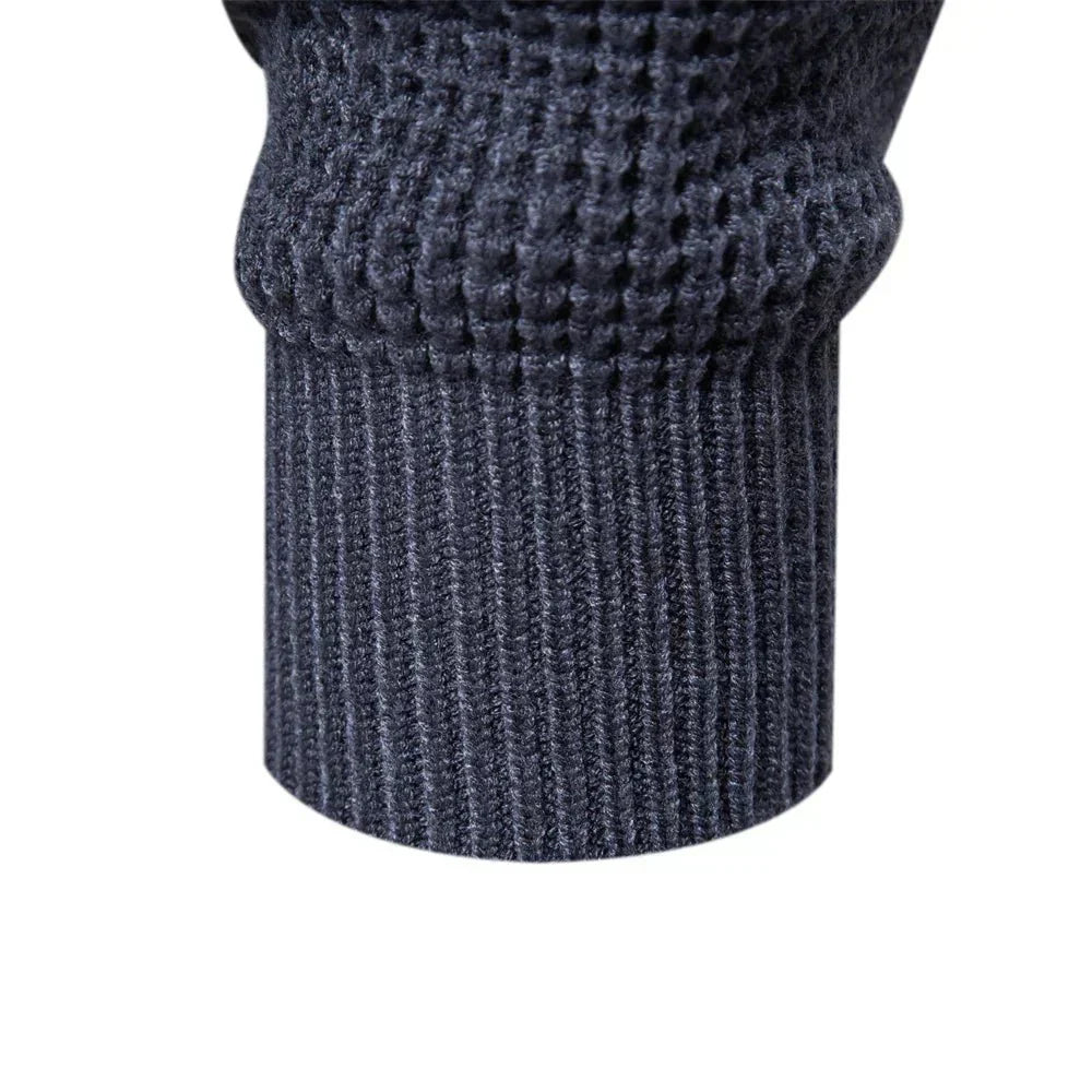 Drechsler | Stickad Casual Varm Herrpullover