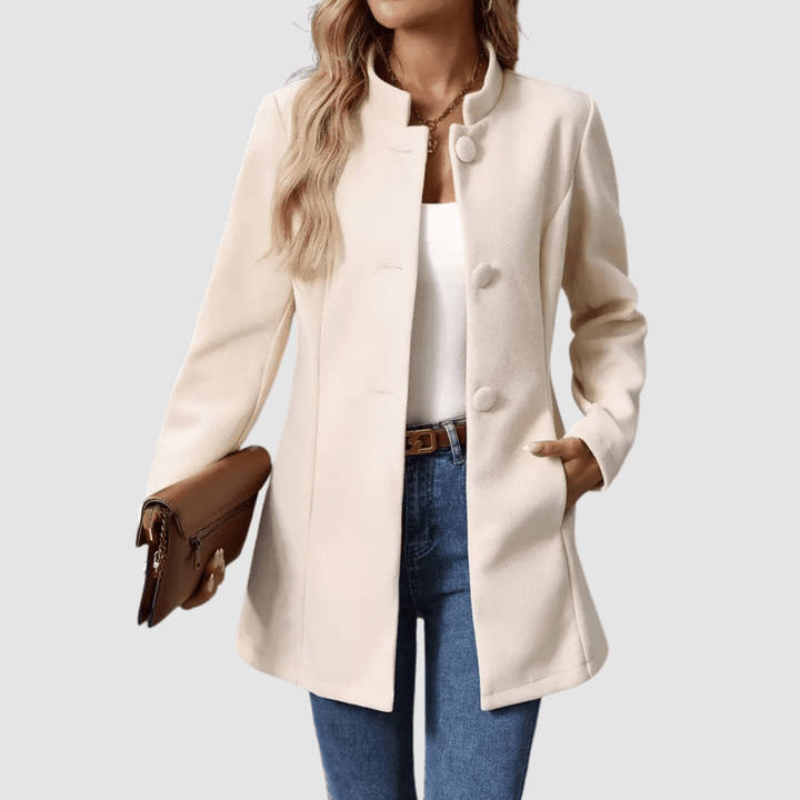 Modique™ - Elegant & Tidlös Kappa med Ståkrage
