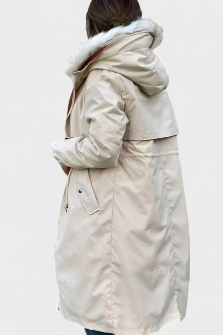 Frostra™ – Höstjacka med Huva och Mjuk Krage